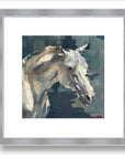 GREY HORSE HEAD (PAPER PRINT) | SAMPLE SALE