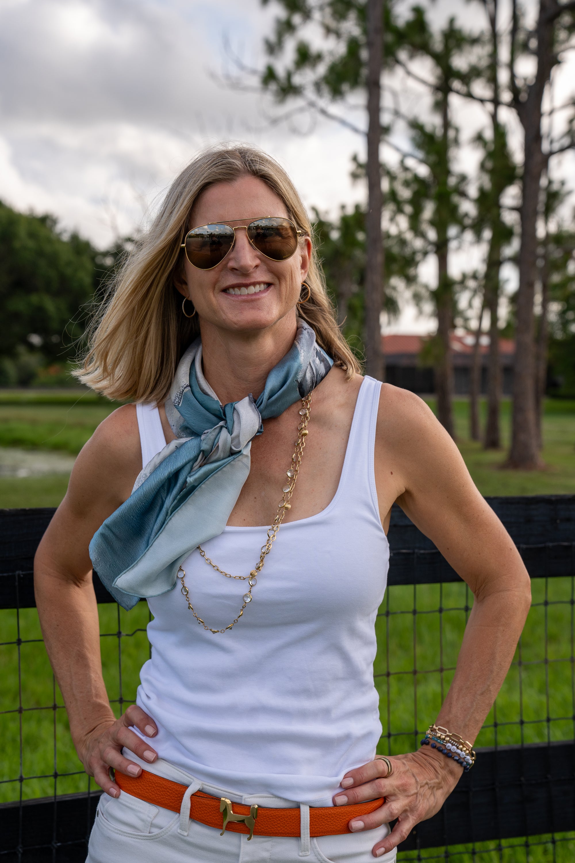 GREY '24 | SILK SCARF