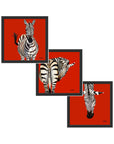 ZEBRA SET OF 3 PRINTS | SAMPLE SALE