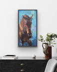 GATHERED BLUE | PRINT