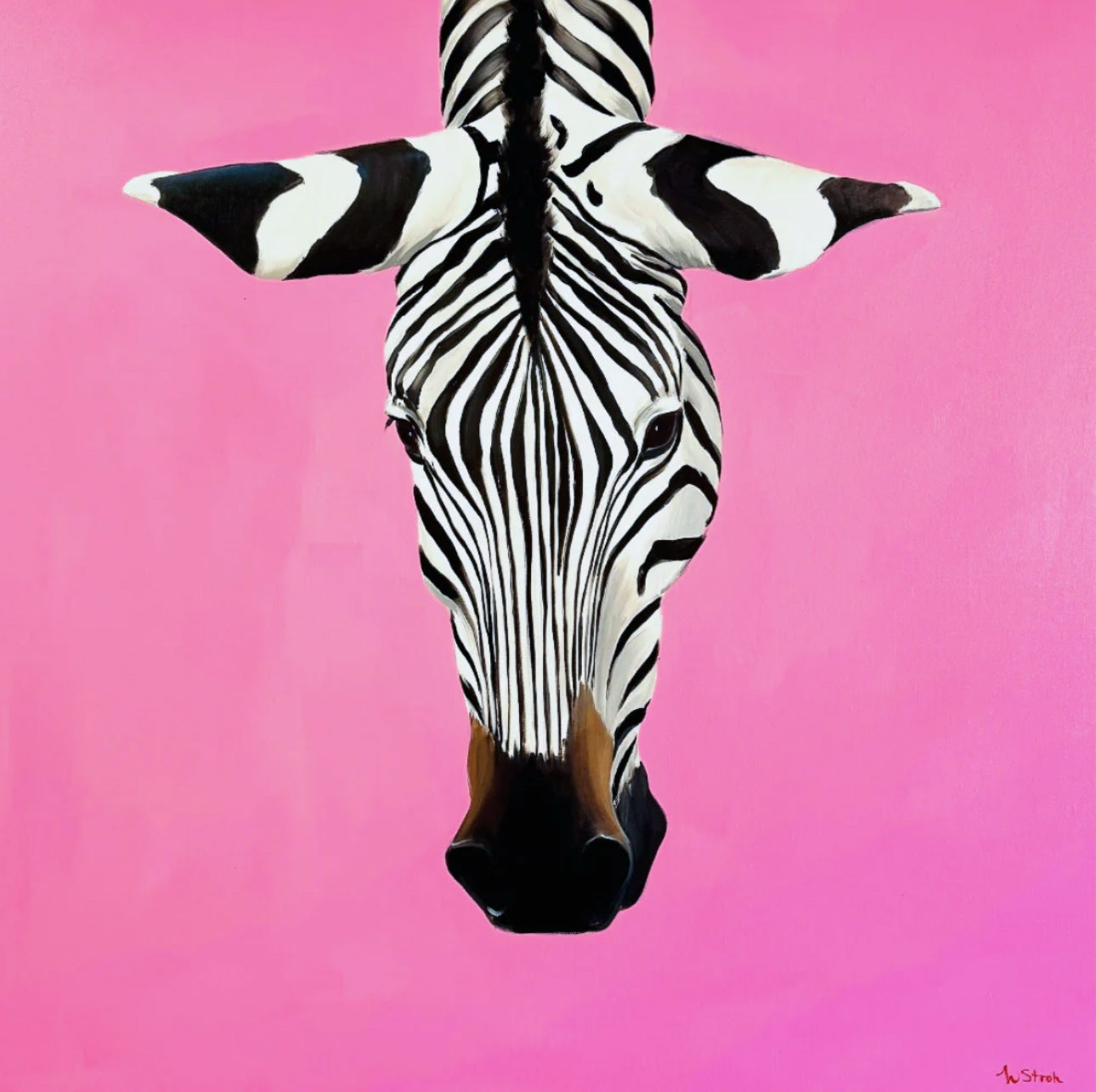 PINK REACHING | PRINT