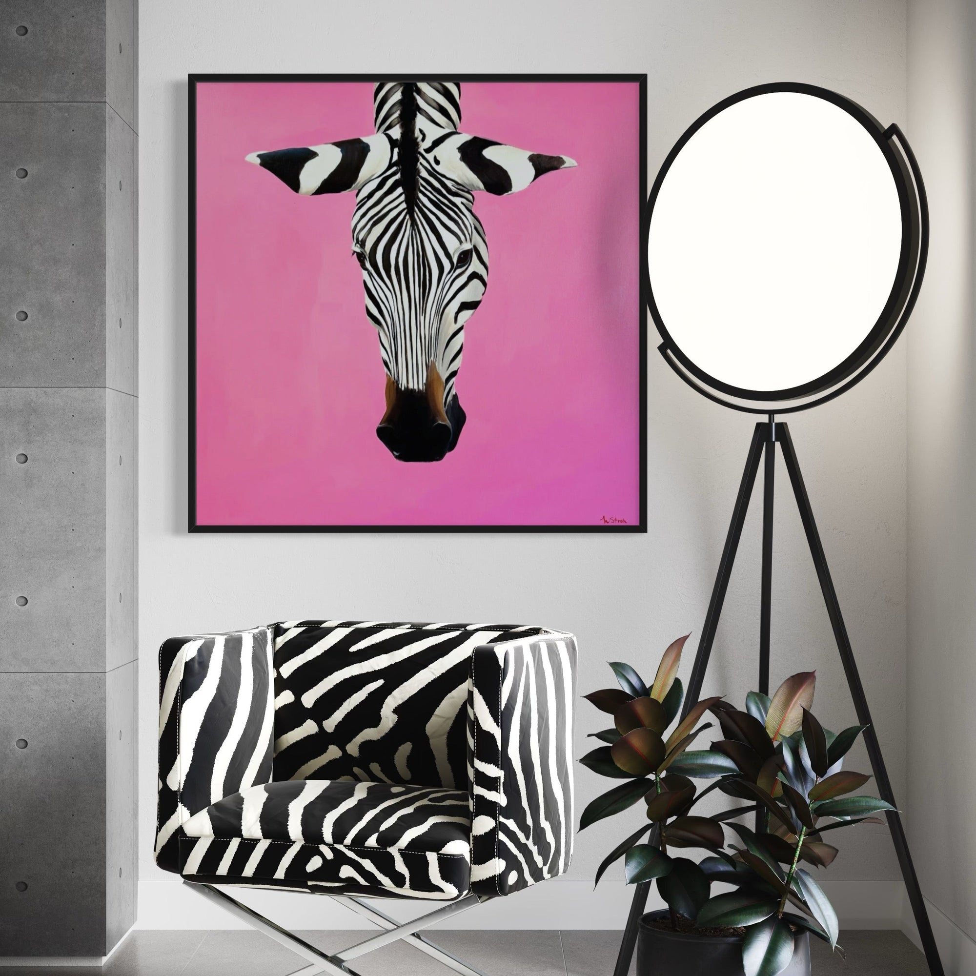 PINK REACHING | PRINT