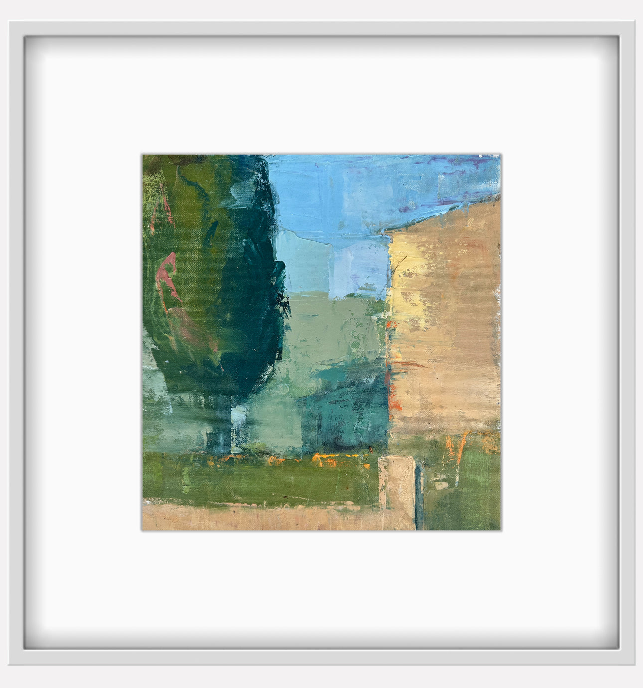 VILLA WITH CYPRESS |12" x 9"