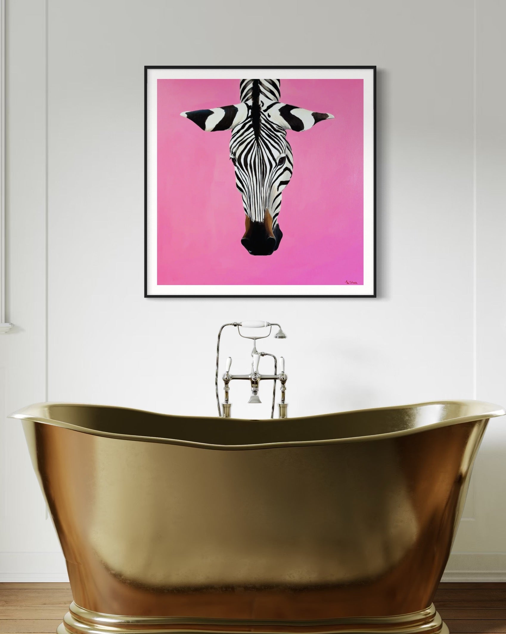 PINK REACHING | PRINT