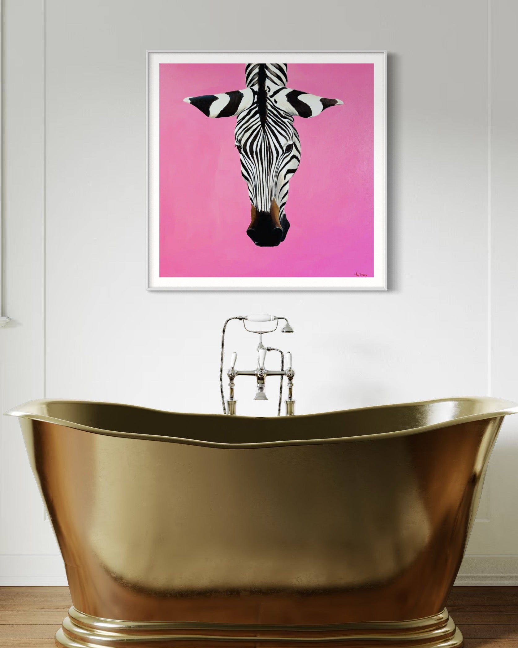 PINK REACHING | PRINT