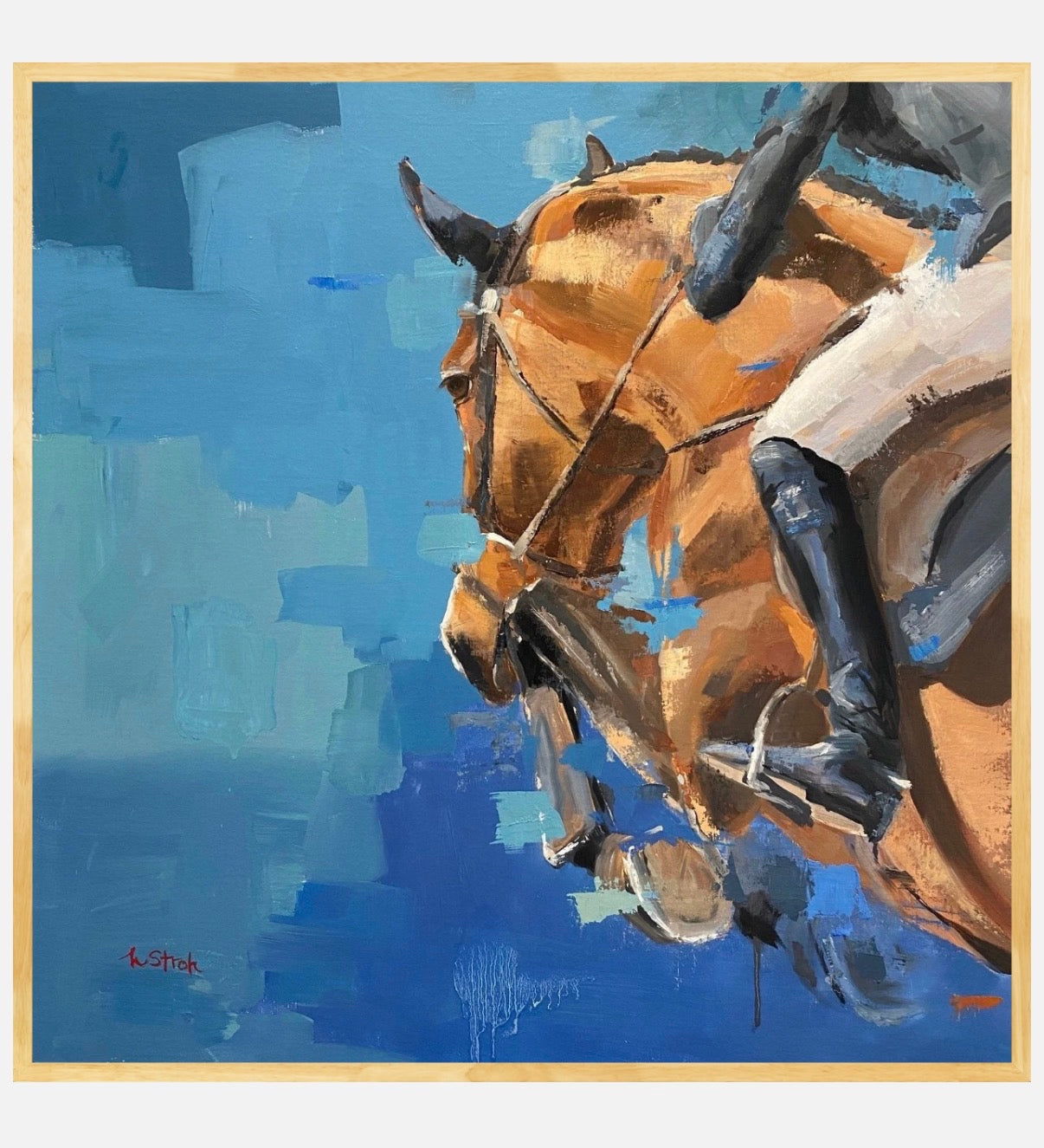 Wheels Up | Horse Artwork Print by Weatherly Stroh