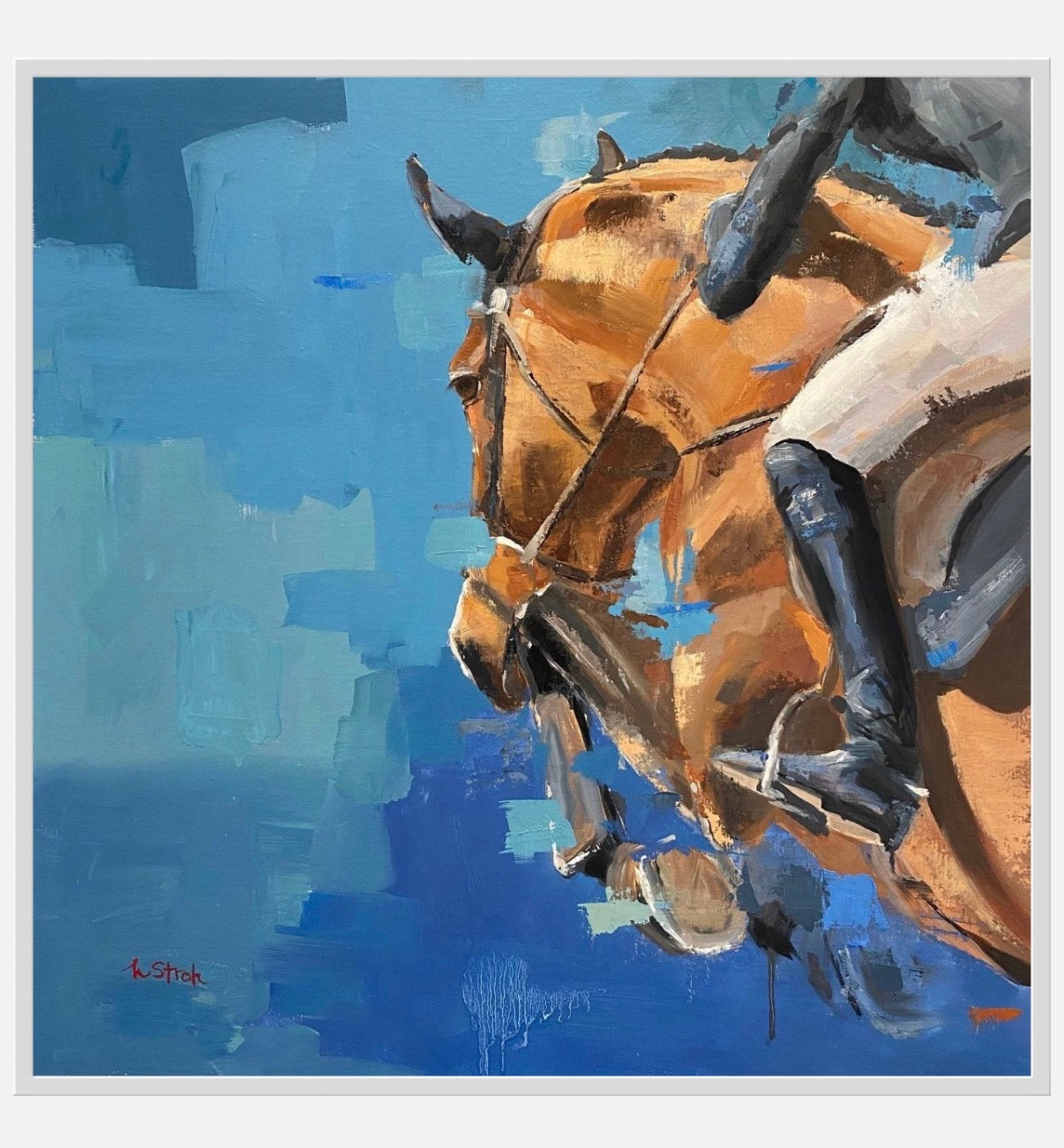 Wheels Up | Horse Artwork Print by Weatherly Stroh
