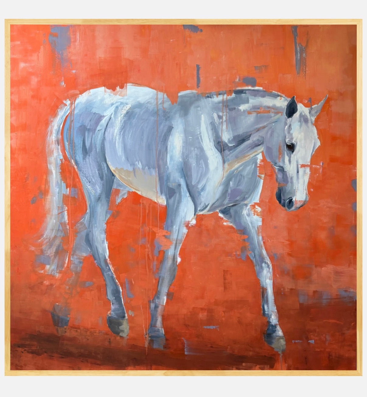 額装品/The Horse/トゥイヤ リンドストローム/ポスター/インテリア Onward | Horse Artwork Print by Weatherly Stroh