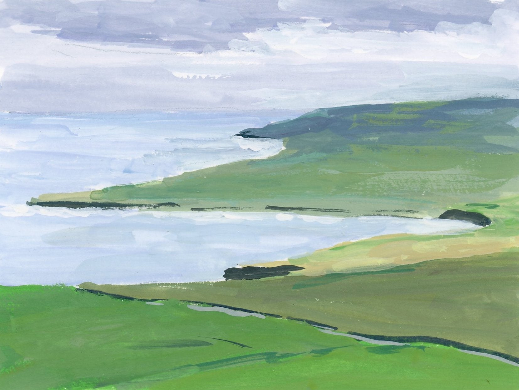 IRISH COASTLINE 4 X 5.5 | SAMPLE SALE