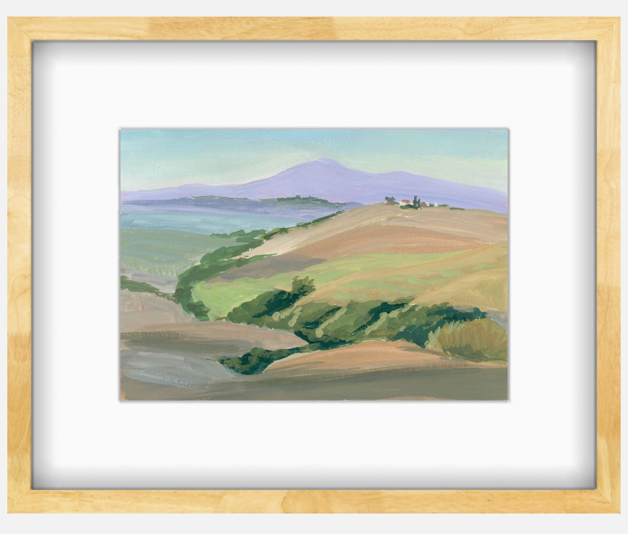ITALIAN HILLS GOUACHE | 4.5 X 6.5