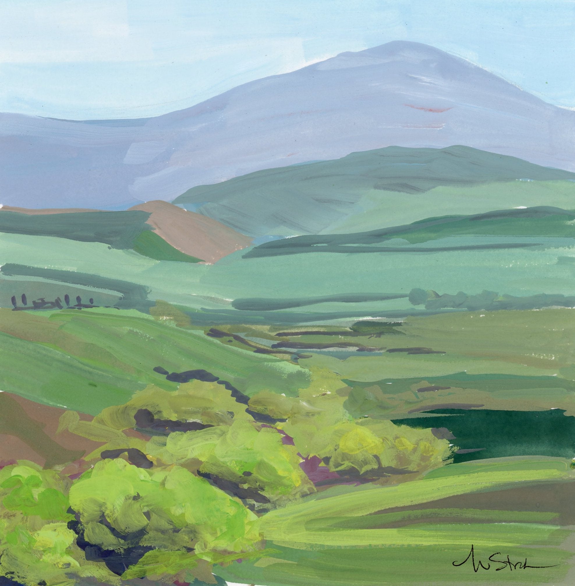 LAZIO VISTA GOUACHE | 6.5 X 6.5