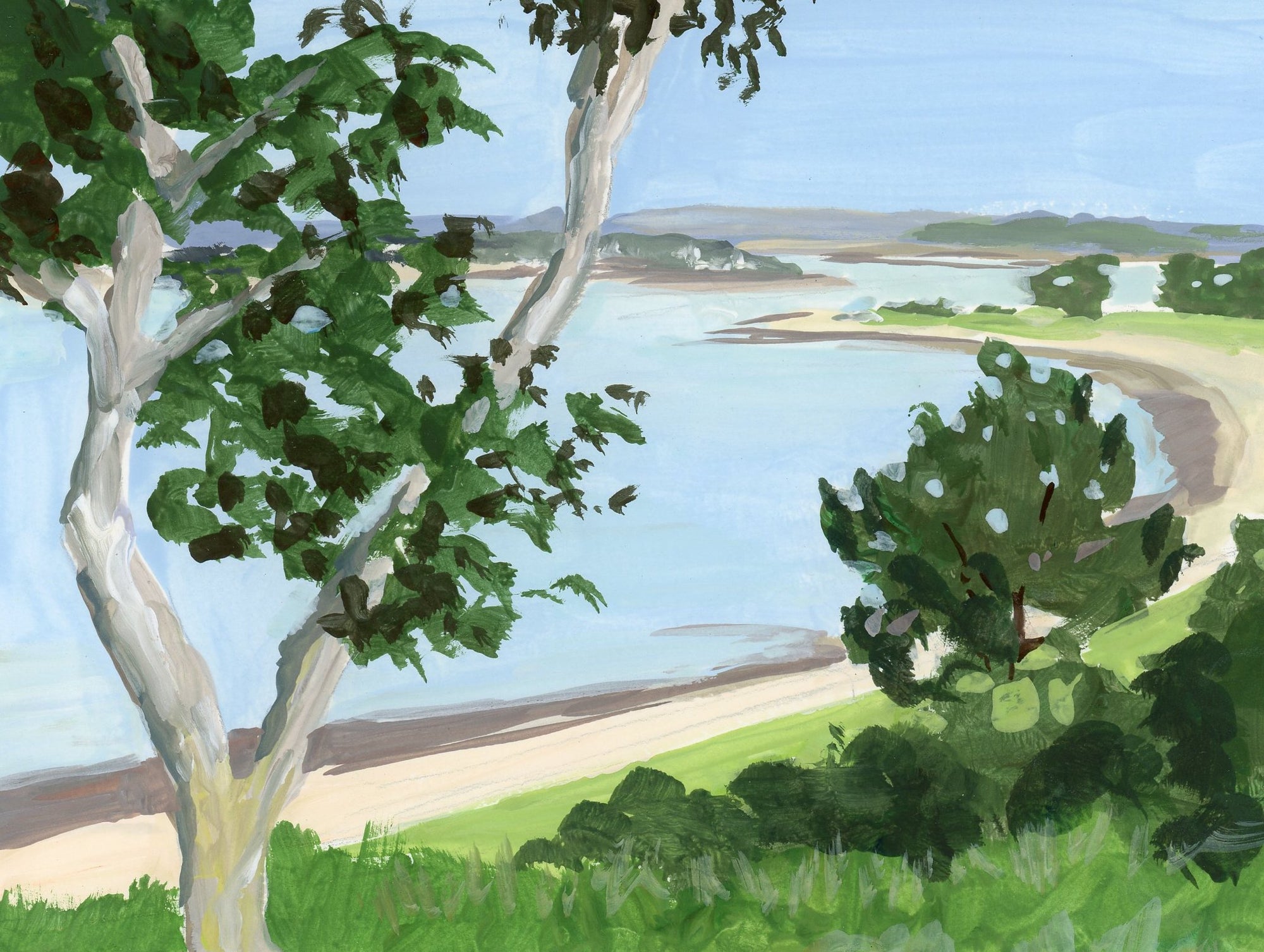 PROUTS NECK GOUACHE