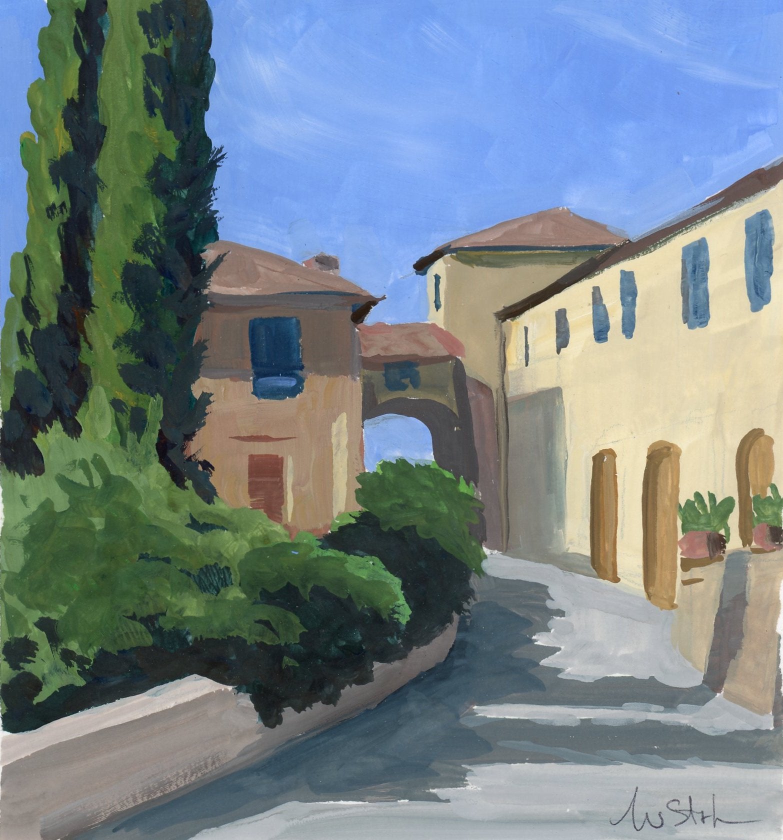 TUSCAN ARCH GOUACHE | 6 X 5.5