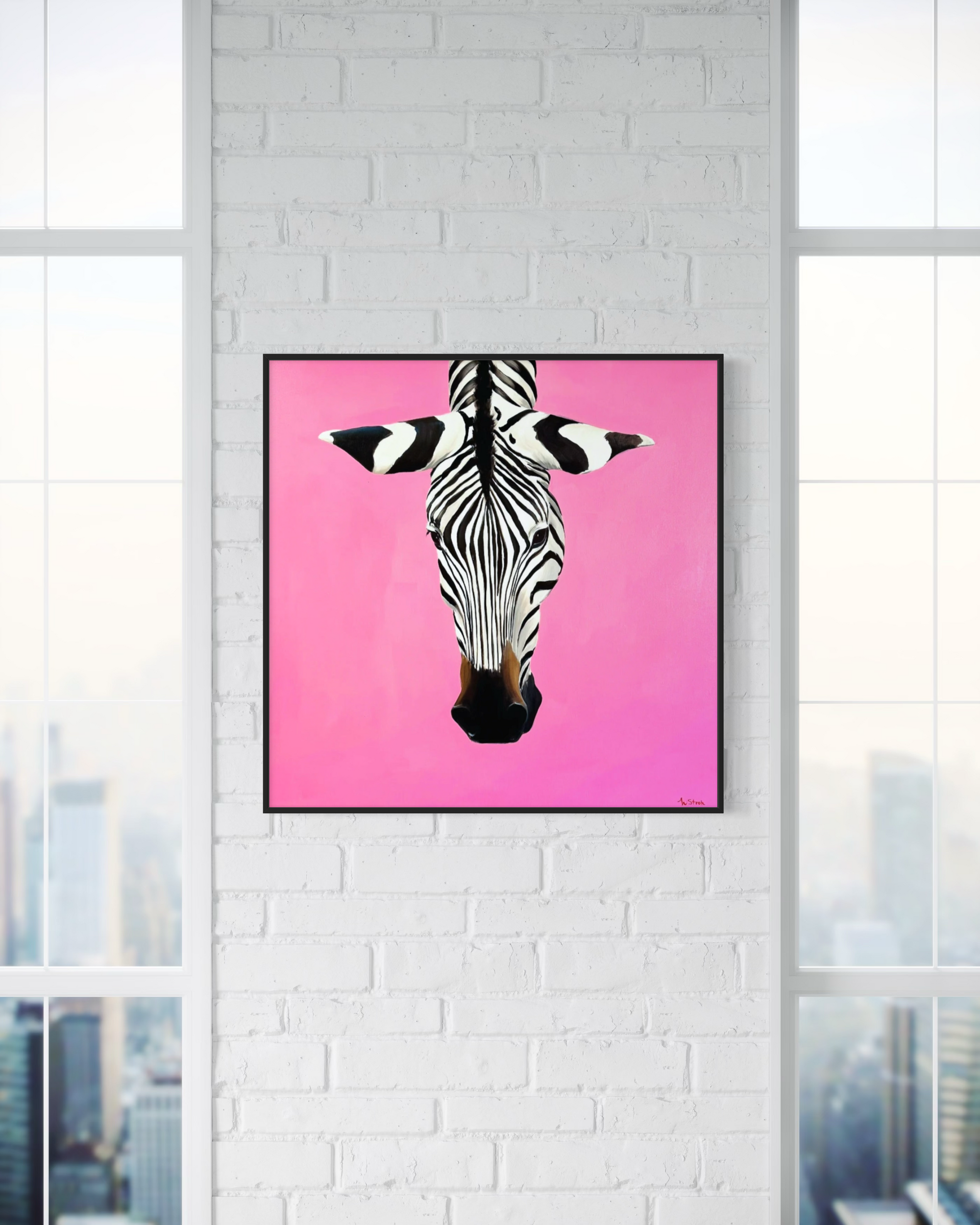PINK REACHING | PRINT