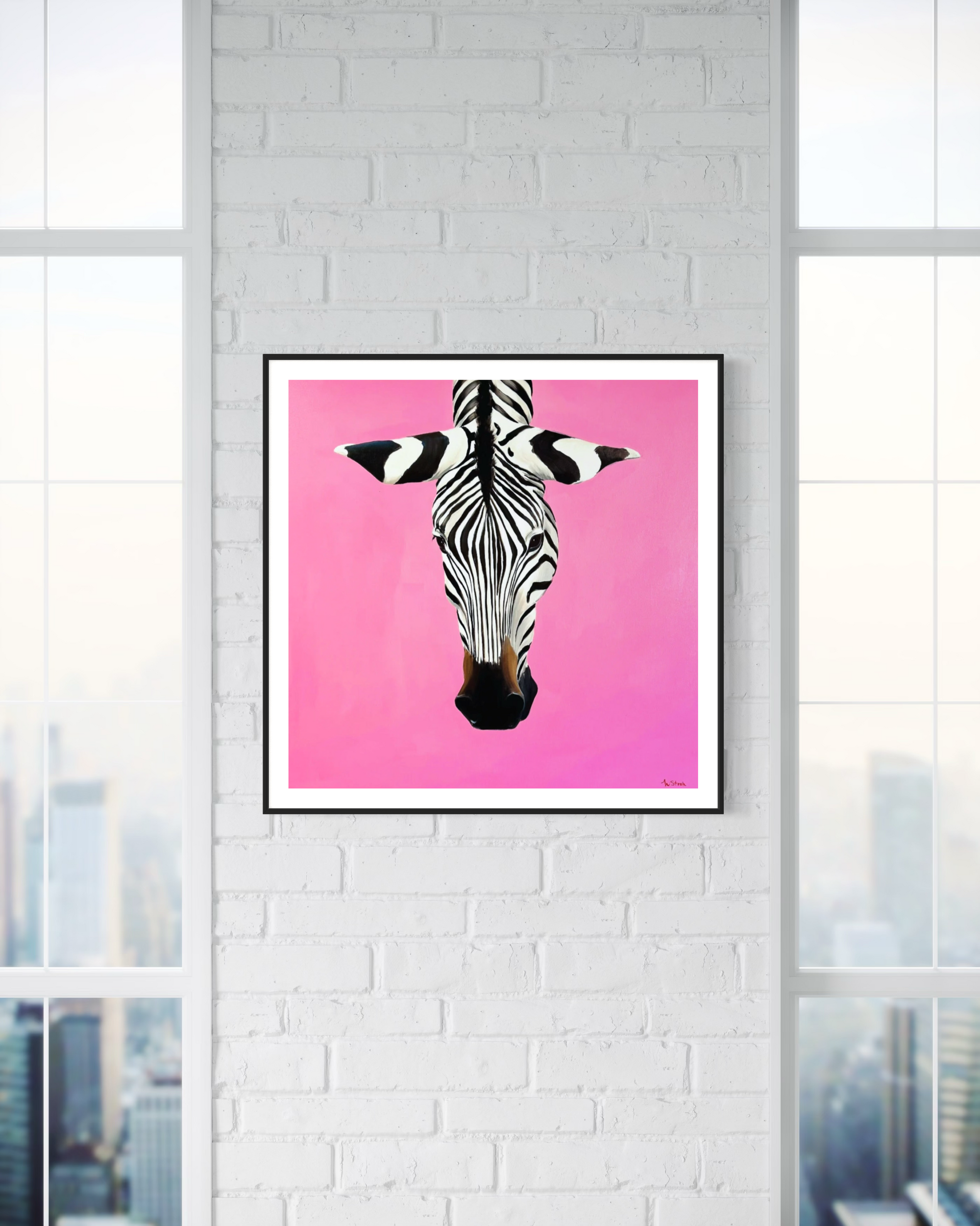 PINK REACHING | PRINT