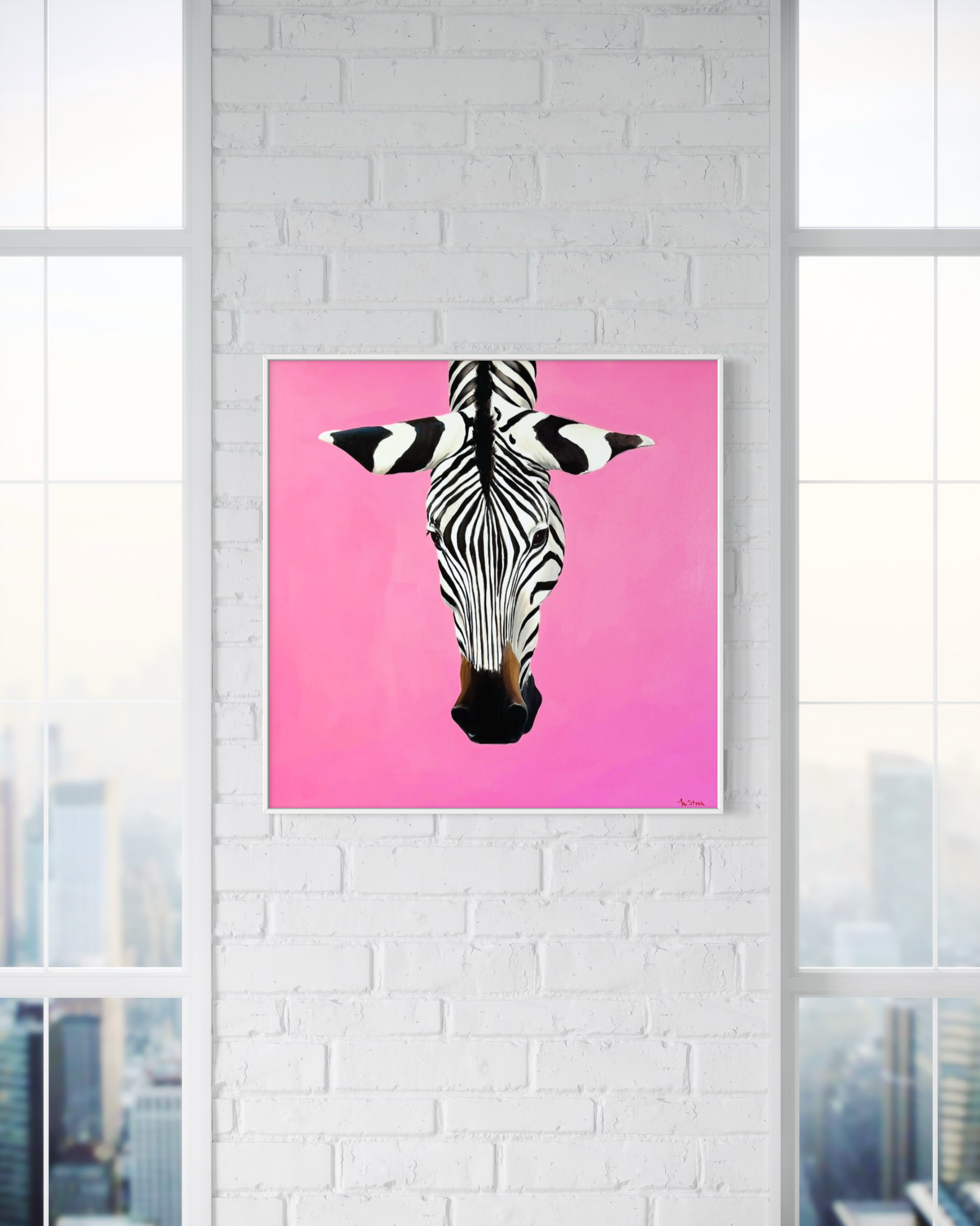 PINK REACHING | PRINT