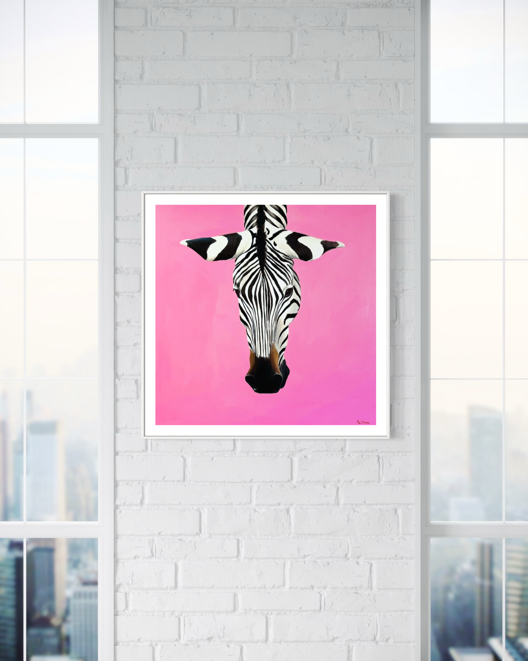 PINK REACHING | PRINT