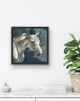 GREY HORSE HEAD | PRINT