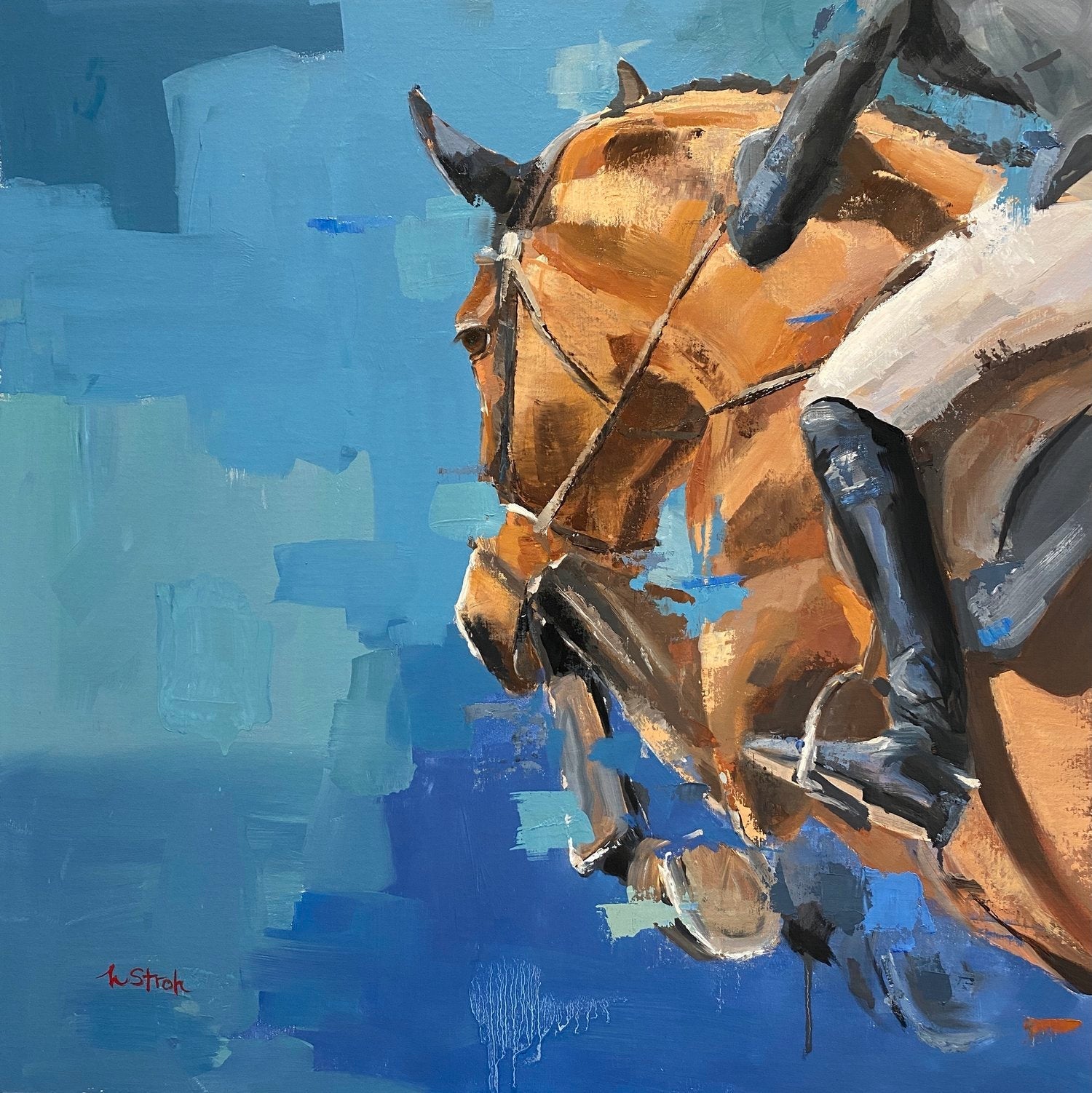 Weatherly Stroh's "Wheels Up" Chosen as Official Artwork of HITS-on-the-Hudson