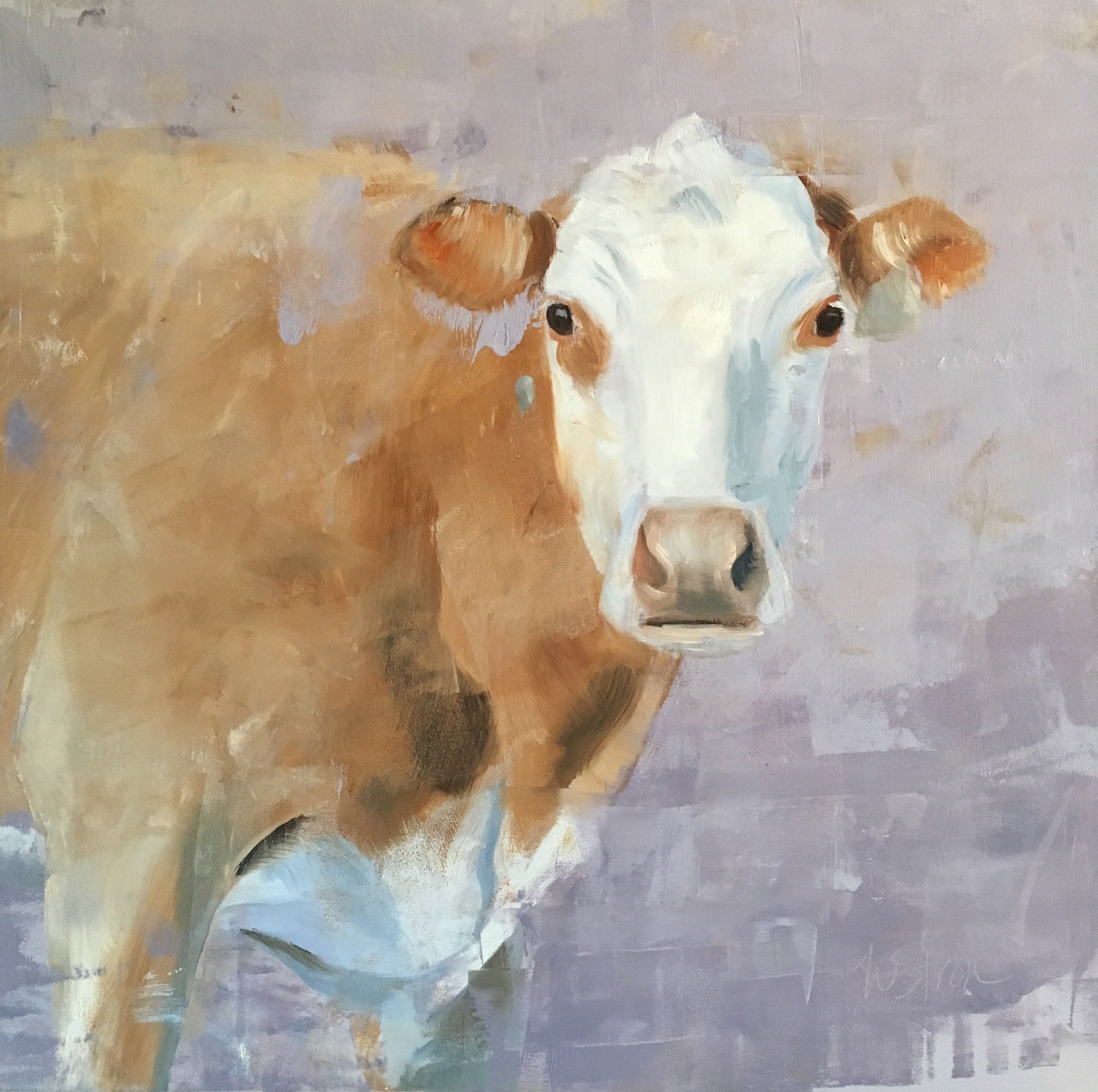 LAVENDER MOO PRINT | SAMPLE SALE