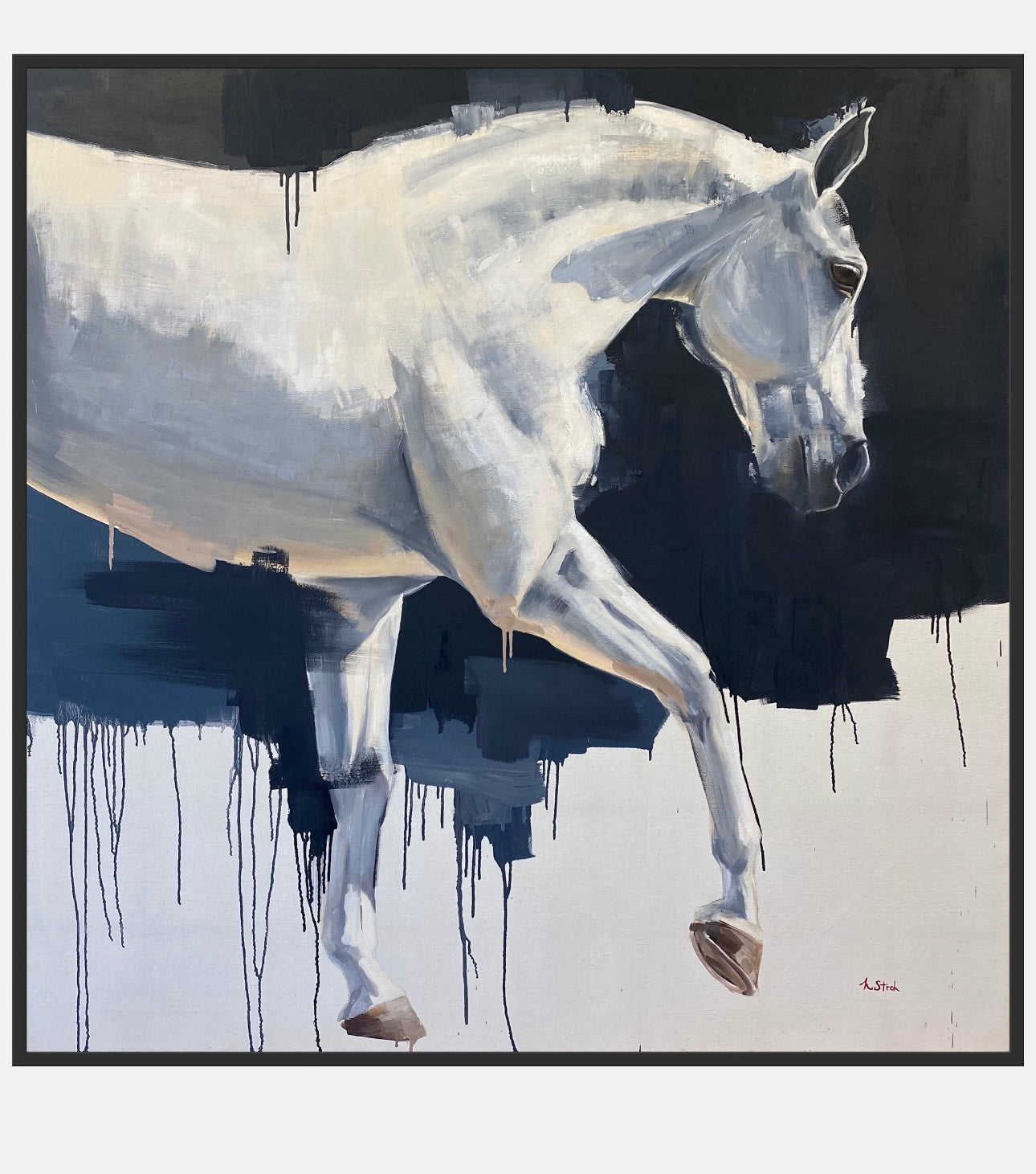 DRIPPING GREY #2 | PRINT