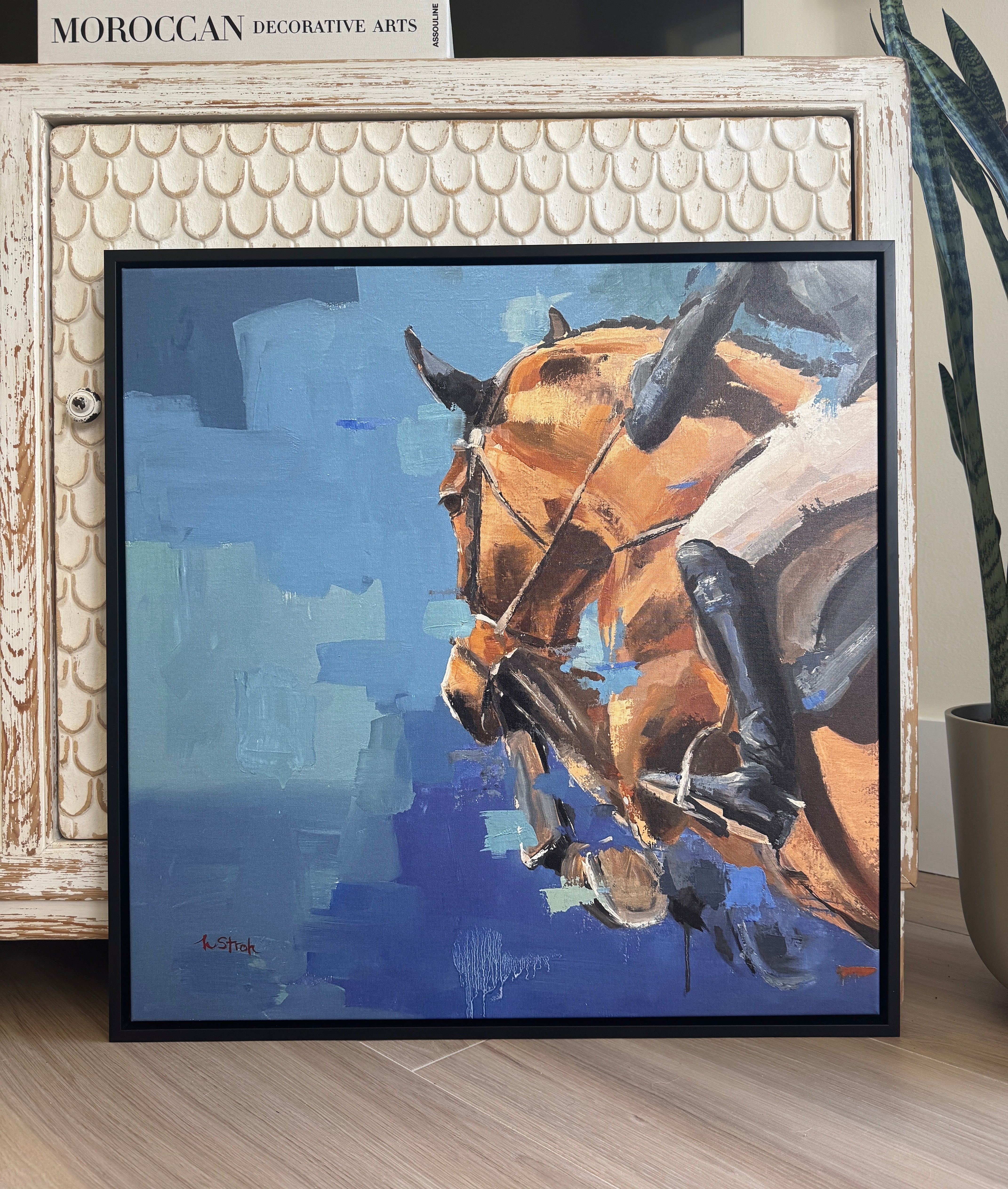 Wheels Up | Horse Artwork Print by Weatherly Stroh
