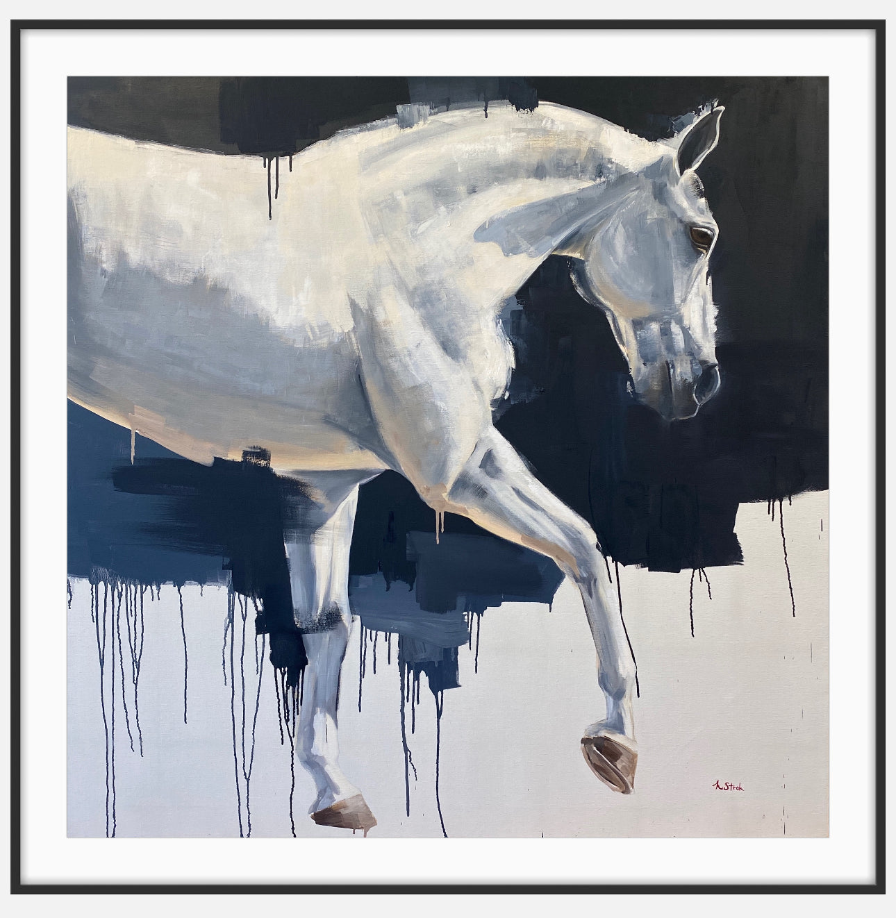 DRIPPING GREY #2 | PRINT