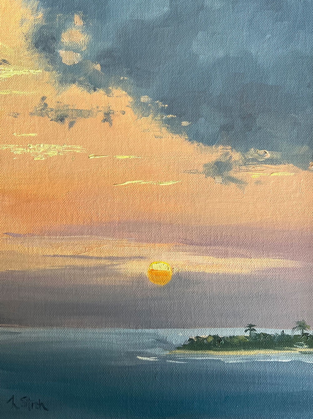 SUNSET IN PARADISE | 12 x 9
