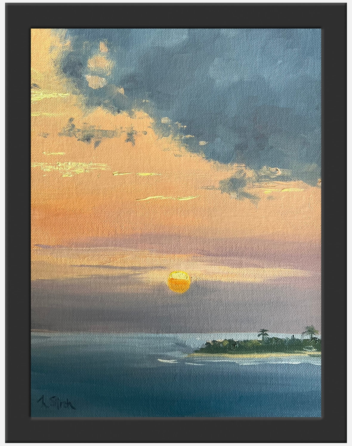 SUNSET IN PARADISE | 12 x 9